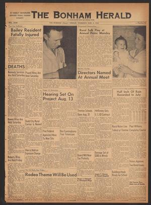 Primary view of The Bonham Herald (Bonham, Tex.), Vol. 35, No. 52, Ed. 1 Thursday, August 6, 1964