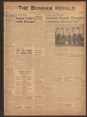 Primary view of object titled 'The Bonham Herald (Bonham, Tex.), Vol. 36, No. 9, Ed. 1 Thursday, October 22, 1964'.