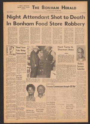 Primary view of object titled 'The Bonham Herald (Bonham, Tex.), Vol. 33, No. 8, Ed. 1 Thursday, November 18, 1971'.