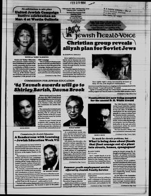 Jewish Herald-Voice (Houston, Tex.), Vol. 75, No. 50, Ed. 1 Thursday, February 23, 1984