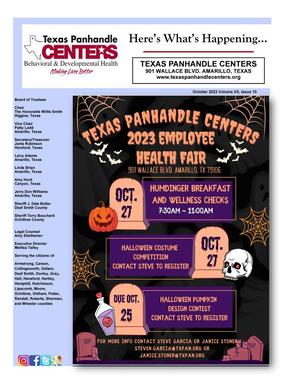 Texas Panhandle Centers [Agency Newsletter], Volume 20, Number 10, October 2023