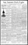 Newspaper: San Antonio Daily Light. (San Antonio, Tex.), Vol. 10, No. 182, Ed. 1…