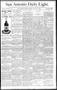 Newspaper: San Antonio Daily Light. (San Antonio, Tex.), Vol. 10, No. 185, Ed. 1…