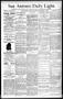 Newspaper: San Antonio Daily Light. (San Antonio, Tex.), Vol. 10, No. 262, Ed. 1…