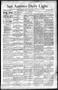 Newspaper: San Antonio Daily Light. (San Antonio, Tex.), Vol. 11, No. 10, Ed. 1 …