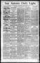 Thumbnail image of item number 1 in: 'San Antonio Daily Light. (San Antonio, Tex.), Vol. 12, No. 139, Ed. 1 Wednesday, June 29, 1892'.
