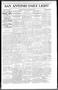 Newspaper: San Antonio Daily Light (San Antonio, Tex.), Vol. 17, No. 24, Ed. 1 F…