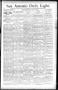 Newspaper: San Antonio Daily Light. (San Antonio, Tex.), Vol. 14, No. 161, Ed. 1…