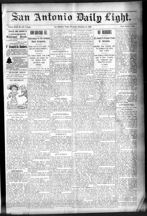 Primary view of object titled 'San Antonio Daily Light. (San Antonio, Tex.), Vol. 17, No. 336, Ed. 1 Thursday, December 16, 1897'.
