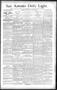 Newspaper: San Antonio Daily Light. (San Antonio, Tex.), Vol. 14, No. 240, Ed. 1…