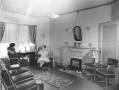 Photograph: Juliette Crabb in Reception Room at Crabb's Animal Clinic