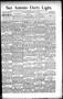 Newspaper: San Antonio Daily Light. (San Antonio, Tex.), Vol. 15, No. 134, Ed. 1…