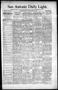 Thumbnail image of item number 1 in: 'San Antonio Daily Light. (San Antonio, Tex.), Vol. 15, No. 287, Ed. 1 Thursday, November 14, 1895'.