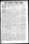 Newspaper: San Antonio Daily Light. (San Antonio, Tex.), Vol. 16, No. 215, Ed. 1…