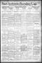 Newspaper: San Antonio Sunday Light (San Antonio, Tex.), Vol. 18, No. 94, Ed. 1 …