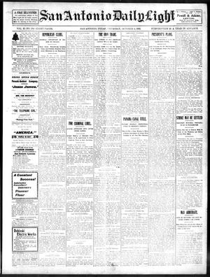 Primary view of San Antonio Daily Light (San Antonio, Tex.), Vol. 21, No. 234, Ed. 1 Thursday, October 2, 1902