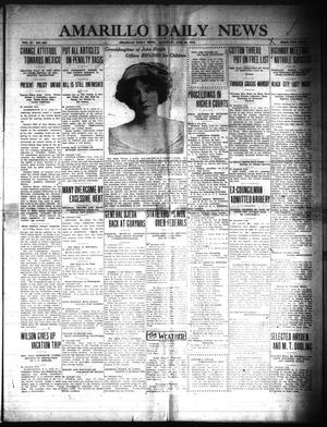 Primary view of object titled 'Amarillo Daily News (Amarillo, Tex.), Vol. 4, No. 203, Ed. 1 Saturday, June 28, 1913'.