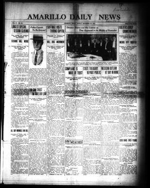 Primary view of object titled 'Amarillo Daily News (Amarillo, Tex.), Vol. 4, No. 24, Ed. 1 Sunday, November 30, 1913'.