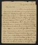 Primary view of [Letter from Elizabeth Upshur Teackle to her sister, An Upshur Eyre, April 19, 1814]
