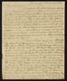 Letter: [Letter from Elizabeth Upshur Teackle to her sister, Ann Upshur Eyre,…