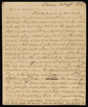Primary view of [Letter from Elizabeth Upshur Teackle to her sister, Ann Upshur Eyre, April 25, 1819]