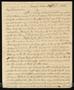 Primary view of [Letter from Elizabeth Upshur Teackle to her sister, Ann Upshur Eyre, September 5, 1822]