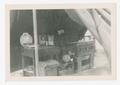 Photograph: [Personal Items in a Tent]