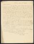 Primary view of [Letter from Elizabeth Upshur Teackle to her husband, Littleton Dennis Teackle, July 30, 1834]