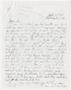 Letter: [Copy of Letter from Grover Barron Bishop to Jane Bishop, September 4…