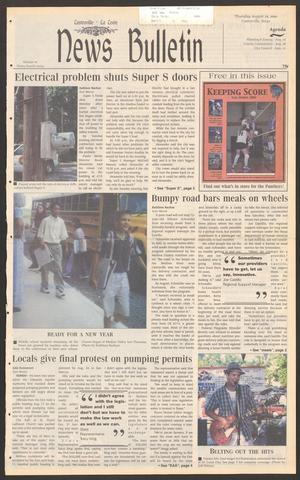 Primary view of object titled 'News Bulletin (Castroville, Tex.), Vol. 42, No. 34, Ed. 1 Thursday, August 24, 2000'.