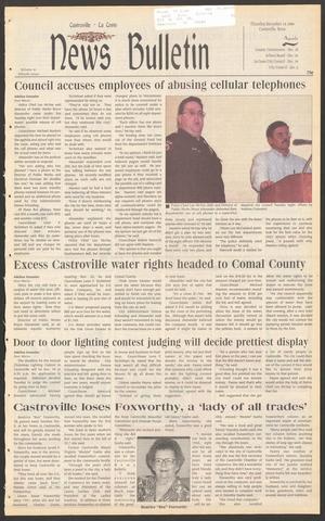 Primary view of object titled 'News Bulletin (Castroville, Tex.), Vol. 42, No. 50, Ed. 1 Thursday, December 14, 2000'.