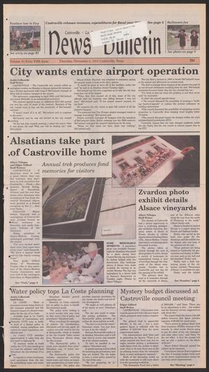 News Bulletin (Castroville, Tex.), Vol. 43, No. 45, Ed. 1 Thursday, November 6, 2003