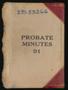 Book: Travis County Probate Records: Probate Minutes 91