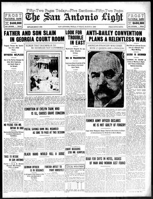 Primary view of object titled 'The San Antonio Light (San Antonio, Tex.), Ed. 1 Sunday, March 8, 1908'.