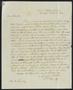 Primary view of [Letter from Jesse B. Quinby to his brother, Aaron B. Quinby, April 3, 1844]
