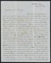 Primary view of [Letter from J. W. Hoffman to Elizabeth Ann Upshur Teackle Quinby, June 19, 1849]