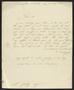 Primary view of [Letter from M. D'Aubigny to Aaron B. Quinby, January 29, 1842]
