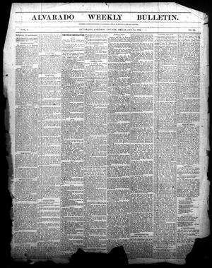 Primary view of object titled 'Alvarado Weekly Bulletin. (Alvarado, Tex.), Vol. 9, No. 25, Ed. 1 Friday, January 18, 1889'.