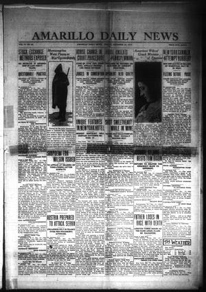 Primary view of object titled 'Amarillo Daily News (Amarillo, Tex.), Vol. 4, No. 35, Ed. 1 Friday, December 13, 1912'.