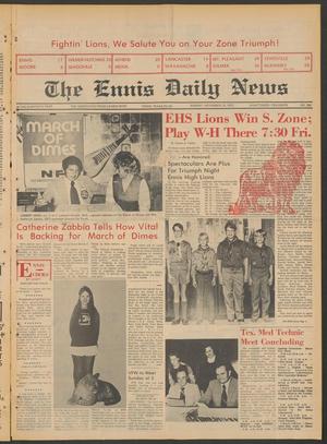 Primary view of object titled 'The Ennis Daily News (Ennis, Tex.), Vol. 80, No. 269, Ed. 1 Sunday, November 12, 1972'.