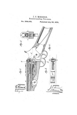Primary view of object titled 'Improvement in Breech-Loading Fire-Arms.'.