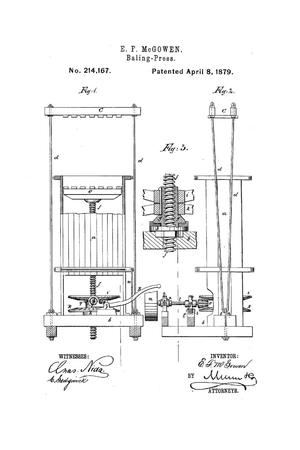 Primary view of object titled 'Improvement in Baling-Presses.'.