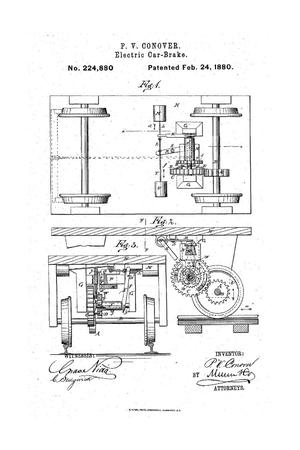 Primary view of object titled 'Electric Car-Brake.'.