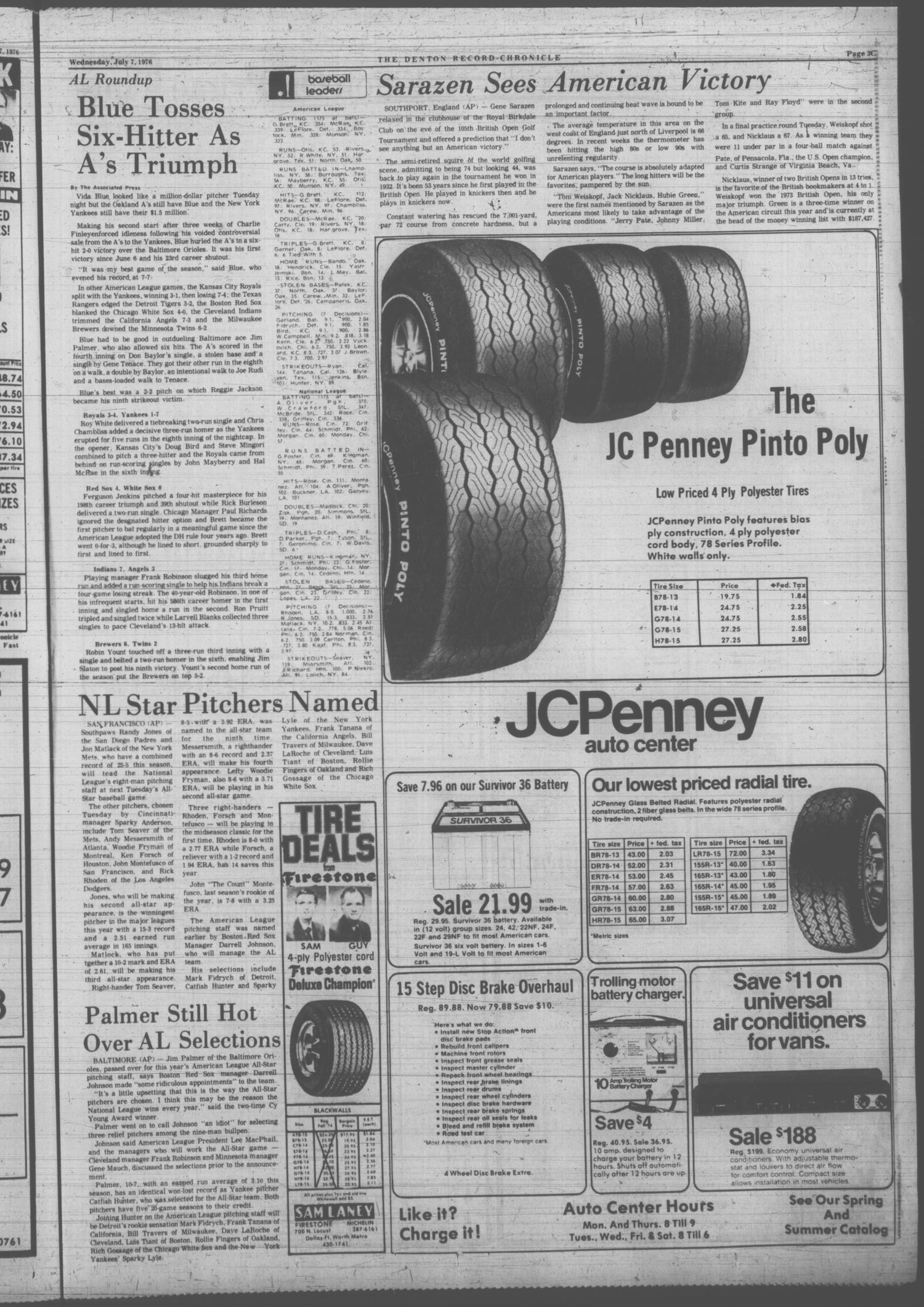 Denton Record-Chronicle (Denton, Tex.), Vol. 73, No. 292, Ed. 1 Wednesday, July 7, 1976
                                                
                                                    [Sequence #]: 17 of 28
                                                