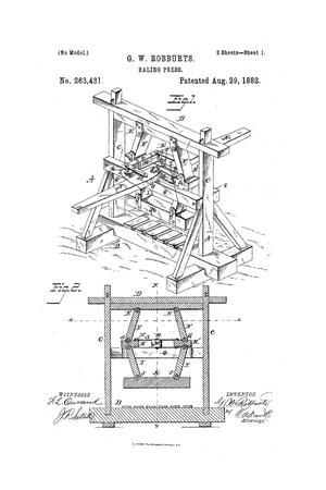 Primary view of object titled 'Baling-Press'.