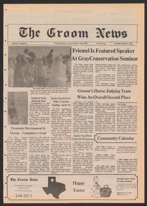 Primary view of object titled 'The Groom News (Groom, Tex.), Vol. 57, No. 8, Ed. 1 Thursday, March 27, 1986'.