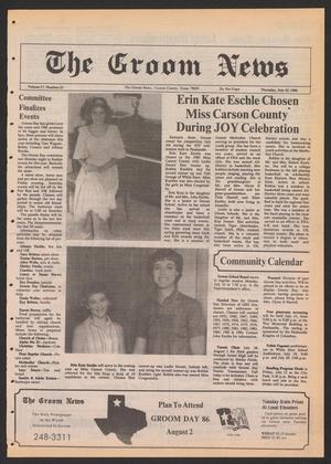 Primary view of object titled 'The Groom News (Groom, Tex.), Vol. 57, No. 23, Ed. 1 Thursday, July 10, 1986'.
