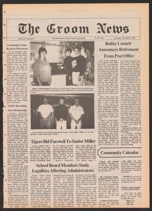 Primary view of object titled 'The Groom News (Groom, Tex.), Vol. 61, No. 45, Ed. 1 Thursday, November 15, 1990'.