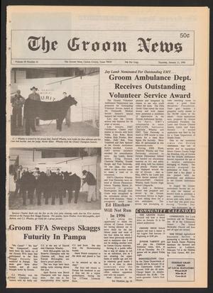 Primary view of object titled 'The Groom News (Groom, Tex.), Vol. 69, No. 41, Ed. 1 Thursday, January 11, 1996'.