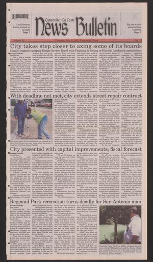 Primary view of object titled 'News Bulletin (Castroville, Tex.), Vol. 52, Ed. 1 Thursday, July 21, 2011'.